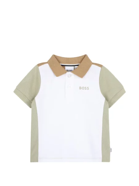 Koszulka polo dziecięca Bosswear biała