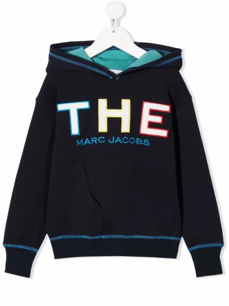Bluza z kapturem dziecięca Marc Jacobs niebieska