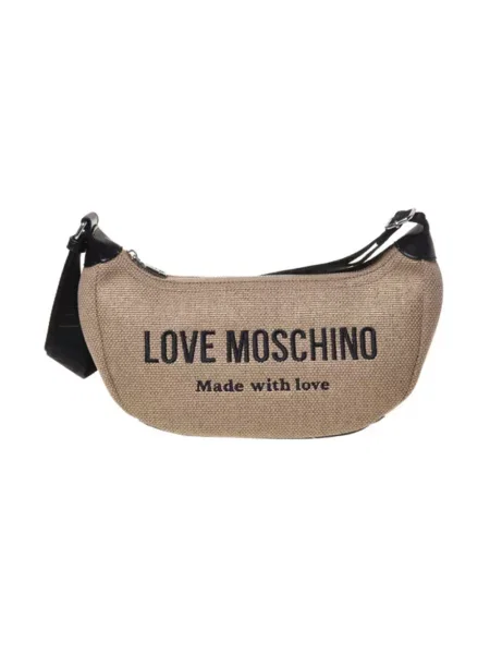 Torba Love Moschino płócienna z autografem