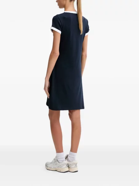 Rochie mini Guess cu broderie albastru