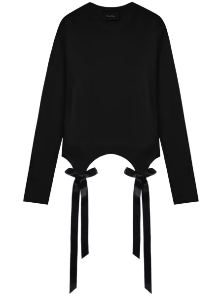 Tricou Simone Rocha cu funde negru