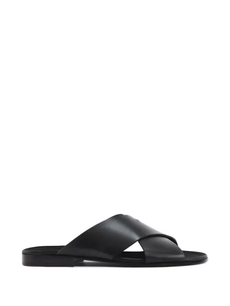 Sandale Giuseppe Zanotti fără toc negru