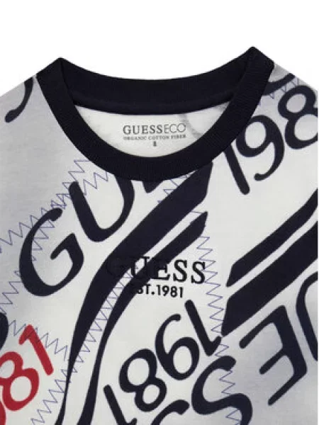 Guess Marškinėliai Oversize balta