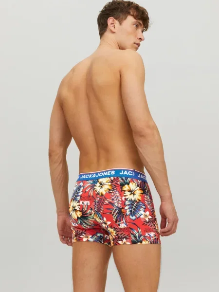 JACK & JONES Boxeralsók Azores / sárga / fekete / fehér kék