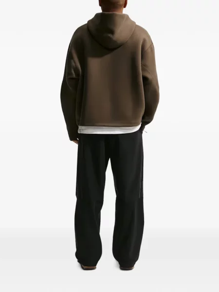 Pantaloni Nike alergare cu autograf alb