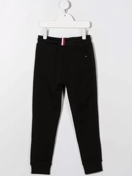 Spodnie dziecięce Tommy Hilfiger czarne