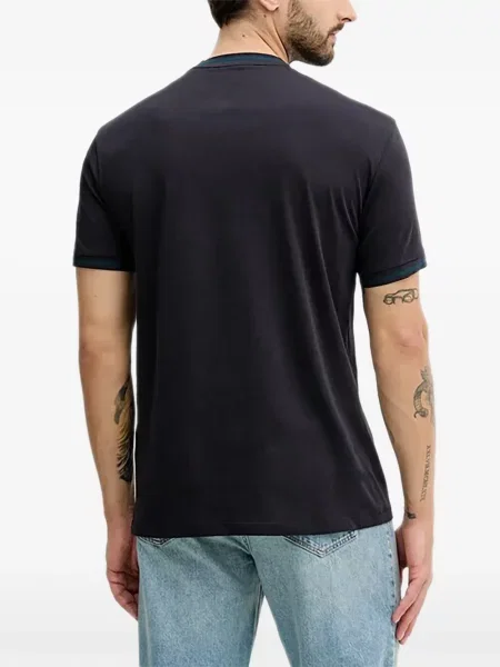 Tricou Armani Exchange cu decolteu rotund negru