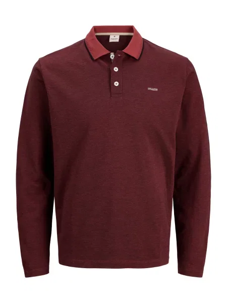 JACK & JONES Tricou JPRBLUALVES / roşu închis roz