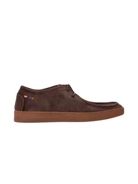 Półbuty Paul Smith zamszowe brązowe