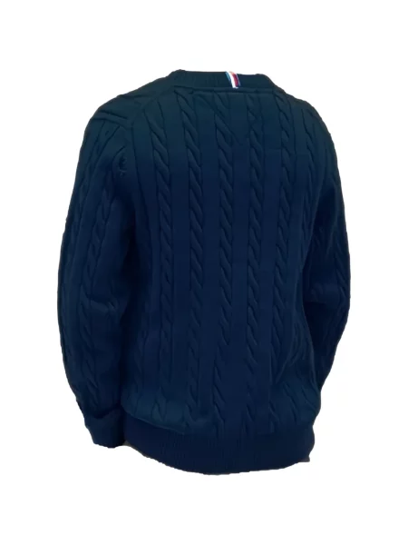Sweter dziecięcy Tommy Hilfiger niebieski