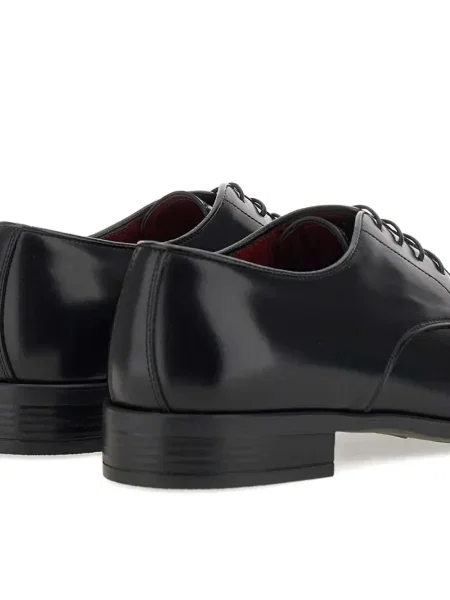 Pantofi derby Duca Heritage din piele negru