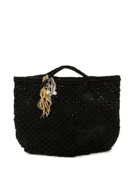 Geantă shopper Toga tricotate negru