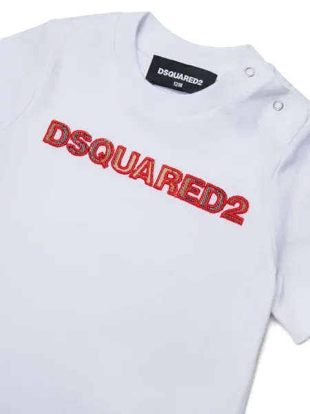 Koszulka dziecięca Dsquared2 biała