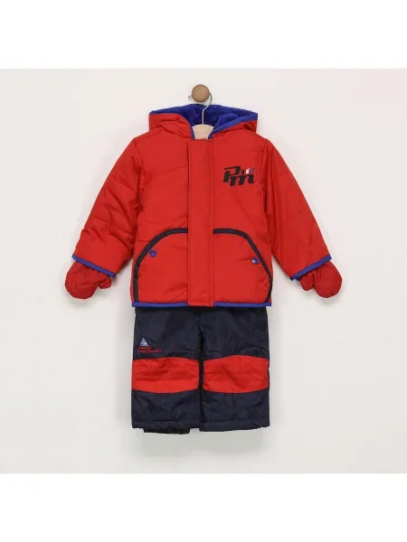 Pantaloni de schi copii Peak Mountain roșu