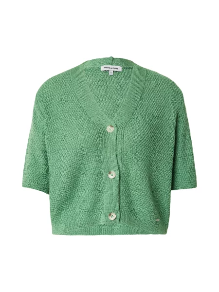 MORE & MORE Geacă tricotată deschis verde