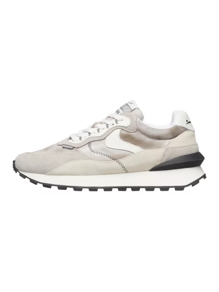 Sneakersy Voile Blanche skórzane szare
