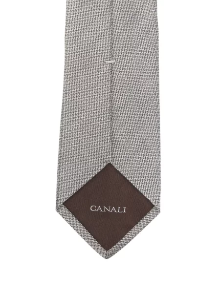 Cravată Canali din țesătură twill