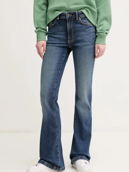 United Colors of Benetton flare traperice za žene plava