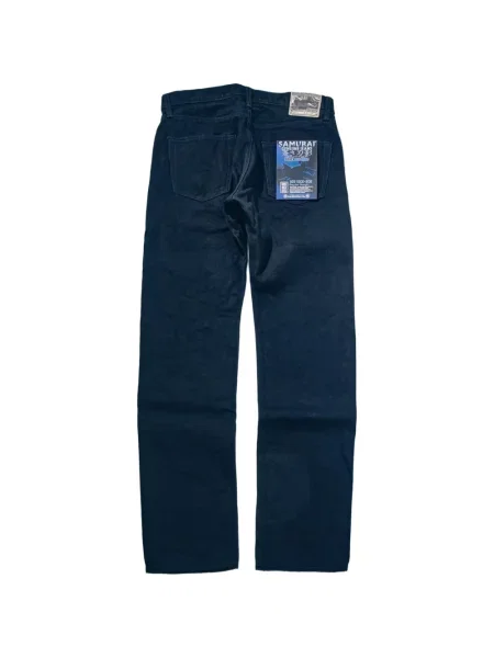 Blugi drepți Samurai Jeans albastru