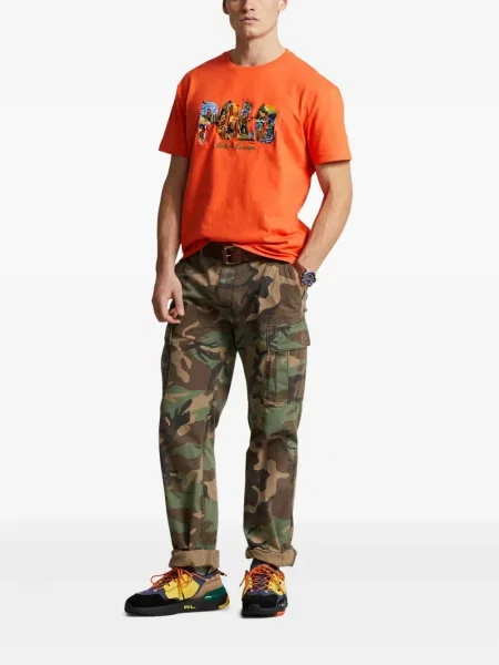 Kostiumas "houndstooth" rašto bokseriai Polo Ralph Lauren iki kelių mėlyna