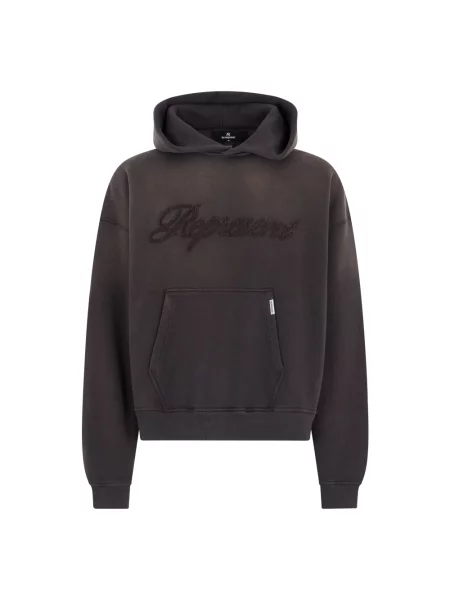 Bluza z kapturem Represent z kapturem szara