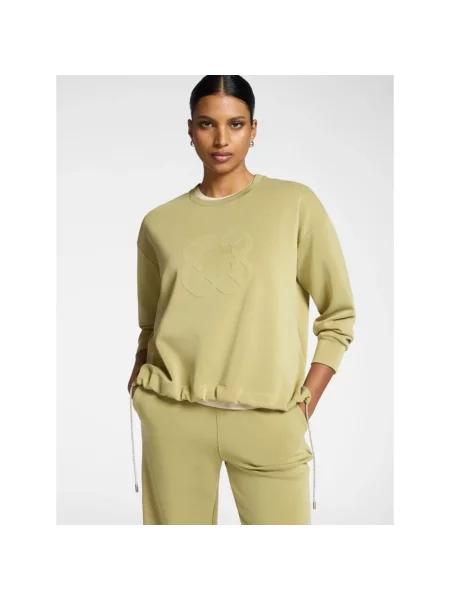 Bluza Elena Miro' z logo zielona