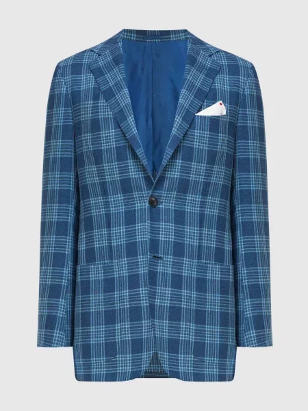 Блейзер з кашеміру Kiton синій