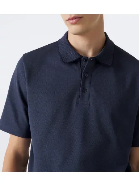 Tricou polo Canali albastru