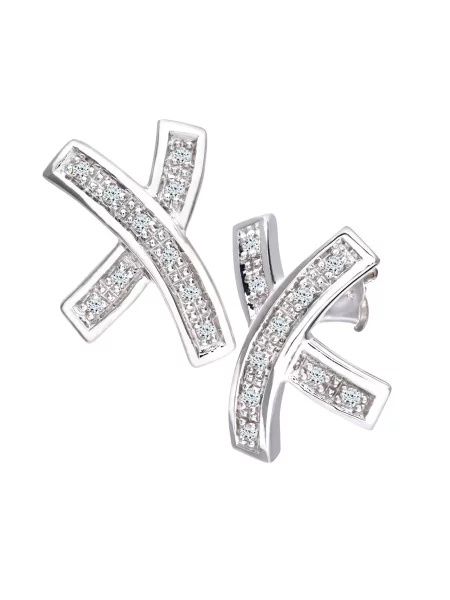 DIAMANT LETERNEL Fülbevalók ezüst