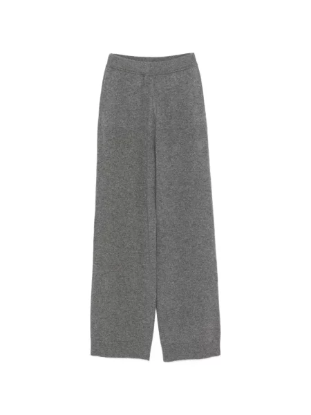 Pantaloni Malo din cașmir gri