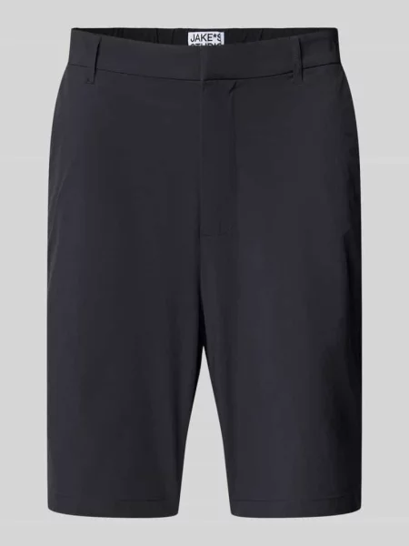 Szorty o kroju regular fit z wpuszczanymi Jake*s Studio Men niebieskie