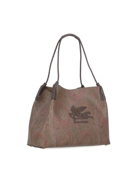 Shopperka Etro brązowa