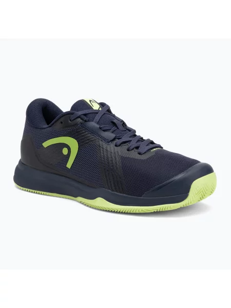 Мъжки обувки за тенис HEAD Sprint Team Clay navy/ lime синьо