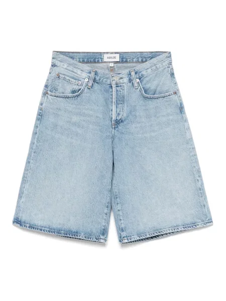 Szorty jeansowe Agolde niebieskie