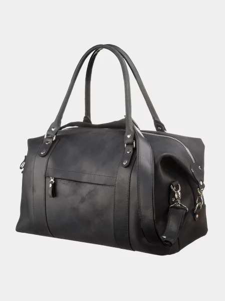 Shvigel Дорожня сумка Унісекс Шкіра чорний