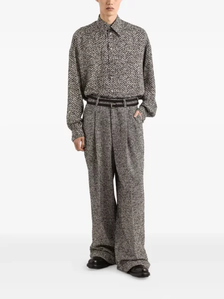 Bouclé košile Dolce & Gabbana s potiskem