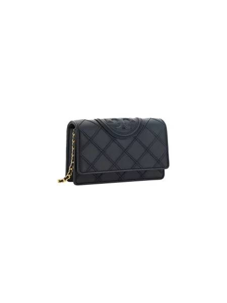 Naszyjnik Tory Burch skórzany czarny