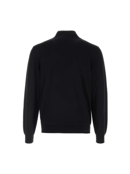 Lniany sweter z golfem Tom Ford czarny