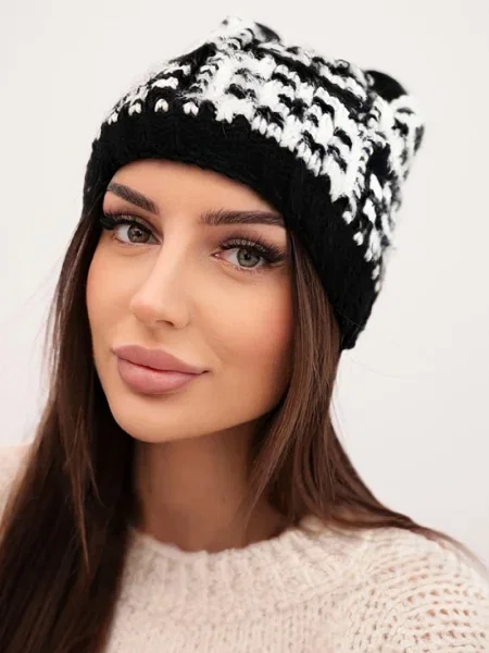 Căciulă Kesi de cristal negru