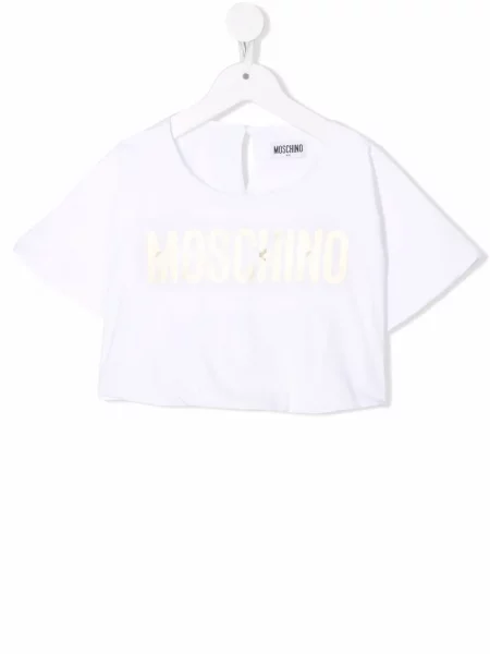 Koszulka dziecięca Moschino biała