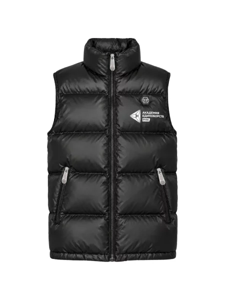 Vestă Philipp Plein fără mâneci negru