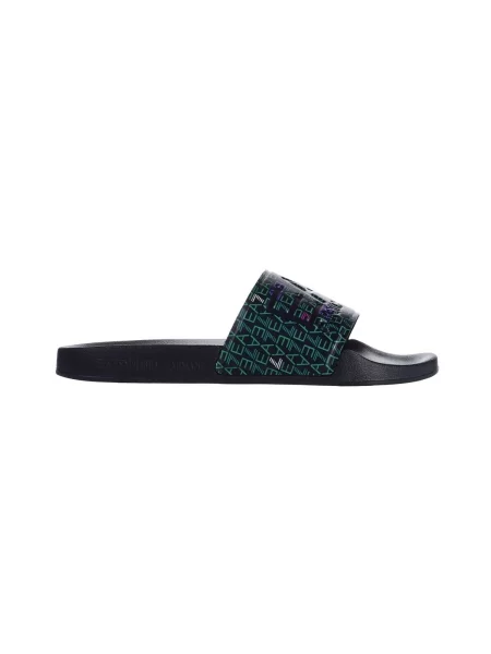 Šľapky Emporio Armani zelená