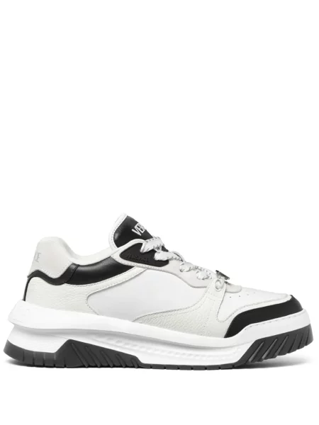 Sneakerși Versace din piele alb