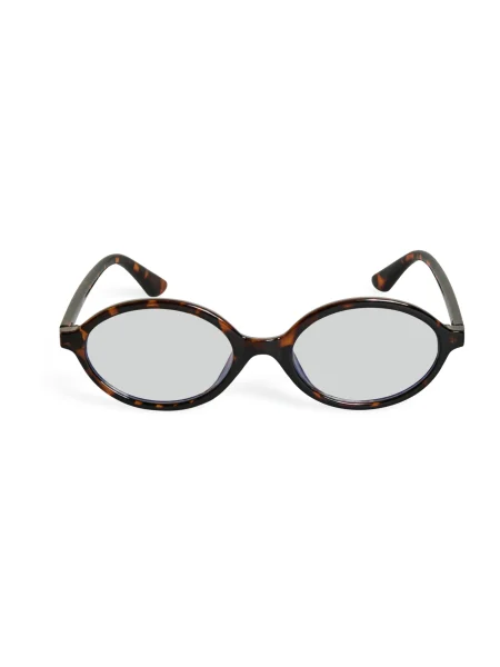 PIECES Ochelari de soare PCDENIA maro coniac negru