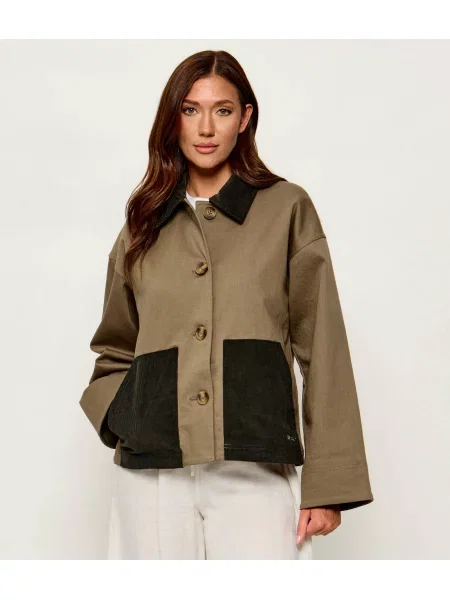 Barbour Geacă Cloverdale | Relaxed fit | catifea reiată verde