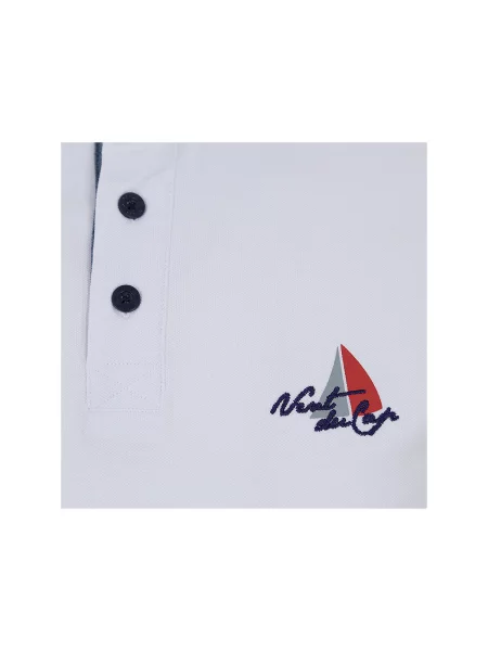 Polo majica Vent Du Cap bijela