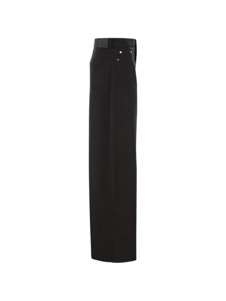 Blugi cu picior larg Sportmax negru