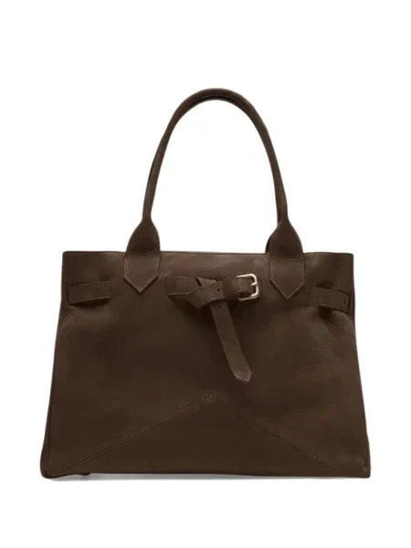 Δερμάτινη τσάντα shopper Ballantyne καφέ
