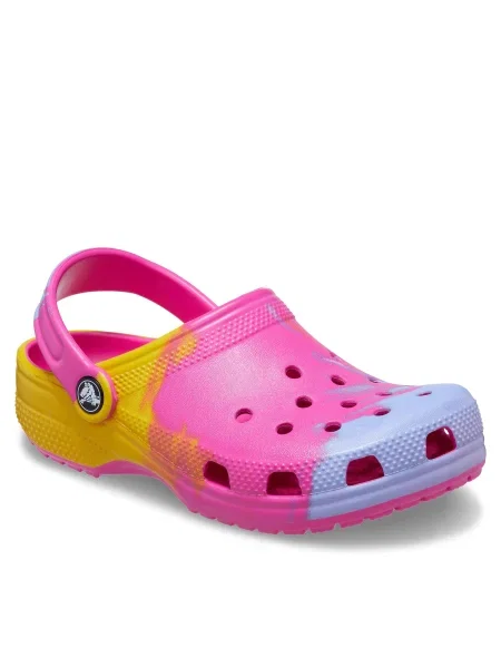 Klasické šľapky Crocs fialová