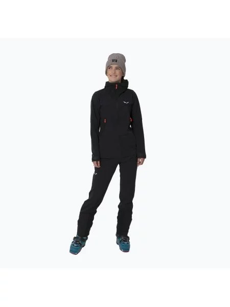 Salewa Sella Durastretch długie spodnie w kolorze czarnym ciemnoszarym 34 czarne